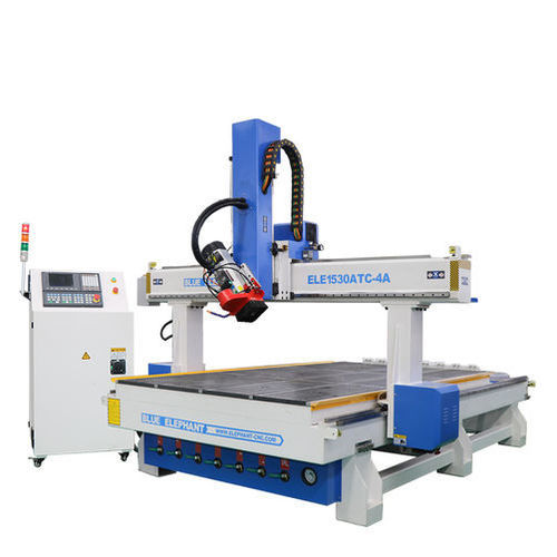 Гравировальная машина со стержнем - ELECNC-1530ATC-4 - Jinan Blue Elephant CNC Machinery Co.,Ltd - для дерева / для металла / для пластмассы