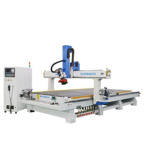 Станок для обрезки профилей ЧПУ - ELECNC-2040 - Jinan Blue Elephant CNC Machinery Co.,Ltd - 4 оси / с одним шпинделем / на дровах