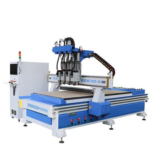 Станок для обрезки профилей ЧПУ - ELECNC-1325-4S - Jinan Blue Elephant CNC Machinery Co.,Ltd - с несколькими головками / для дерева / для мебели