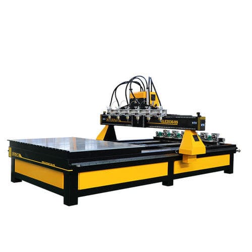 Станок для обрезки профилей ЧПУ - ELECNC-2036 - Jinan Blue Elephant CNC Machinery Co.,Ltd - 4 оси / с несколькими шпинделями / на дровах