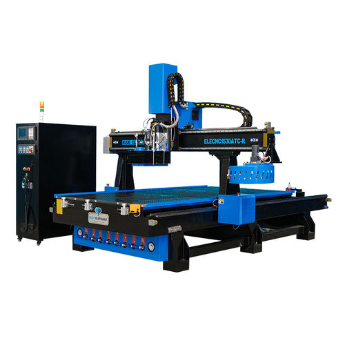Станок для обрезки профилей ЧПУ - ELECNC-1530ATC - Jinan Blue Elephant CNC Machinery Co.,Ltd - 3 оси / с одним шпинделем / для дерева