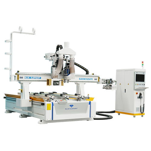 Станок для обрезки профилей ЧПУ - ELECNC-1325ATC - Jinan Blue Elephant CNC Machinery Co.,Ltd - 3 оси / с одним шпинделем / для дерева