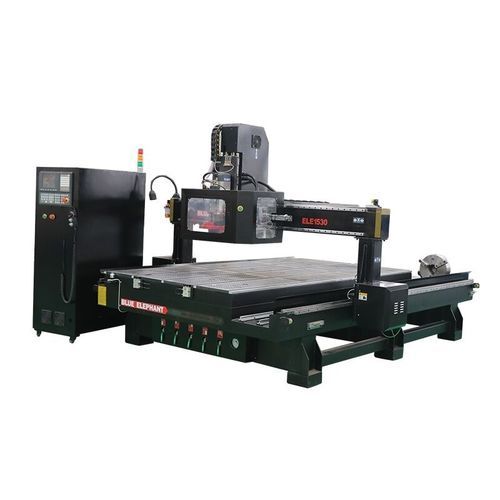 Станок для обрезки профилей ЧПУ - ELECNC-1530ATC - Jinan Blue Elephant CNC Machinery Co.,Ltd - 3 оси / с одним шпинделем / для дерева