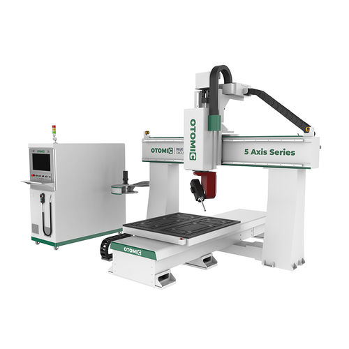 Обрабатывающий центр ЧПУ 5 осей - Omic 1212F - Jinan Blue Elephant CNC Machinery Co.,Ltd - вертикальный / для дерева / с рамой