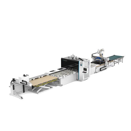 Обрабатывающая линия ЧПУ - ET7 - Jinan Blue Elephant CNC Machinery Co.,Ltd - для мебели из дерева / сверление / для резки