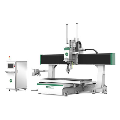 Станок для обрезки профилей ЧПУ - EW1-5 Axis - Jinan Blue Elephant CNC Machinery Co.,Ltd - автоматический / 5 осей / с одним шпинделем