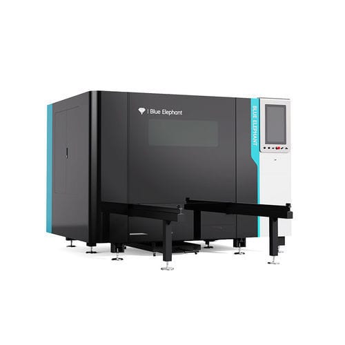 Лазерный гравировально-резальный станок - 1313Q - Jinan Blue Elephant CNC Machinery Co.,Ltd - лазер 2D / волоконный лазер / для алюминия