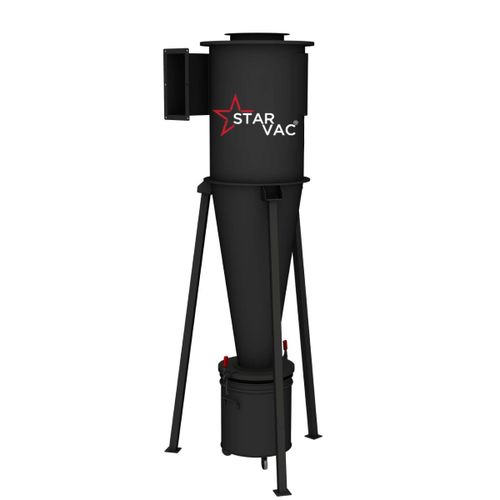 Сепаратор частиц - VRC150 - Starvac - циклонный / для перерабатывающей промышленности / вертикальный