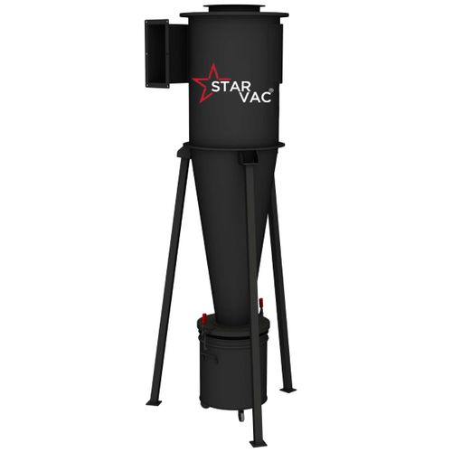 Сепаратор частиц - VRC300 - Starvac - циклонный / для перерабатывающей промышленности / вертикальный
