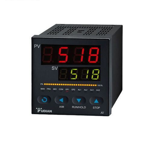 PID-контроллер с 4 цифрами - AI-518 - Yudian Automation Technology Co., Ltd. - с 2 линиями / две линии / для установки на панель