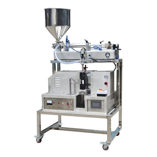 Полуавтоматическая фасовочно-запаивающая машина - DTG- SU-1 - Shandong Dongtai Machinery Manufacturing Co., Ltd. - для труб / для пастообразных продуктов / для сельского хозяйства и пищевой промышленности