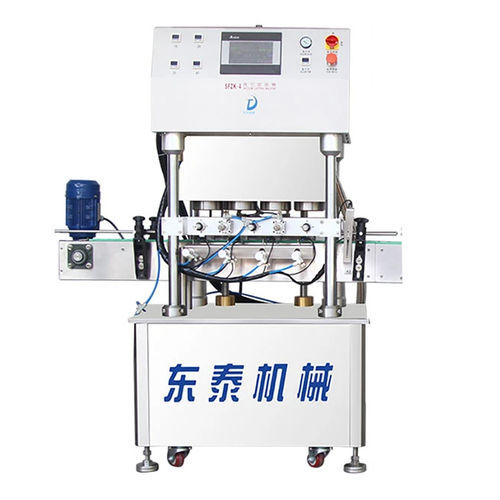 Линейное устройство закупорки бутылок - SFZK-4 - Shandong Dongtai Machinery Manufacturing Co., Ltd. - автоматическое / вакуумное / для бутылок