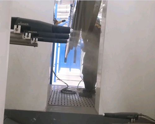 Закрытая окрасочная кабина - İSTANBUL ELECTROSTATICS - для металлической конструкции / с фильтром / компактная