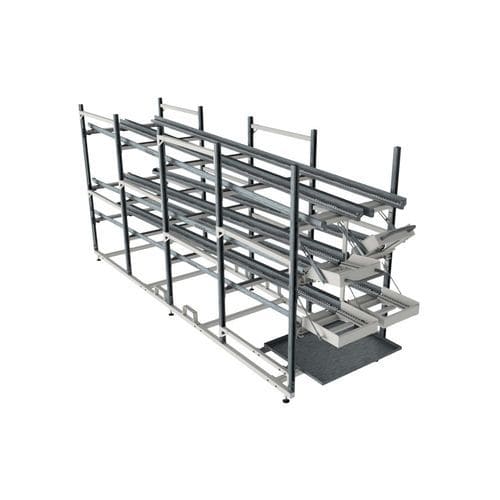 Полка для хранения - Dynamic box - PIBRA - Industrial Solutions - с роликами