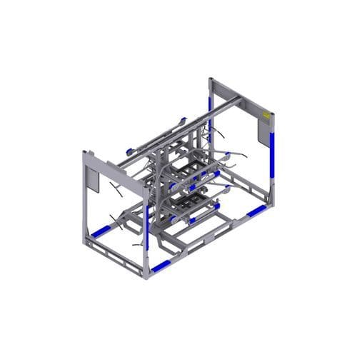 Штабелер для погрузно-разгрузочных работ - PIBRA - Industrial Solutions - для позиционирования / для пластин / контейнера