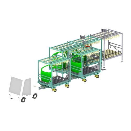 Дверная система загрузки и разгрузки - PIBRA - Industrial Solutions - для пластин / для оси / ручная