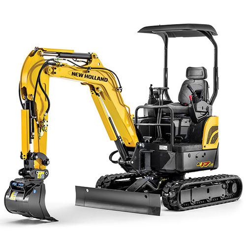 Экскаватор мини - E17C - New Holland - гусеничный / Tier 4 final / для строительной площадки