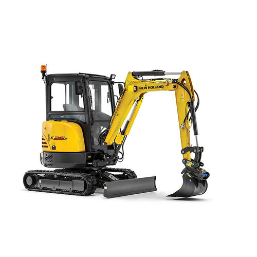 Экскаватор мини - E26C - New Holland - гусеничный / Tier 4 final / для строительной площадки