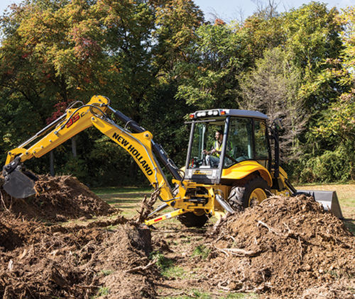 Шарнирный экскаватор-погрузчик - B95C LR - New Holland - тяжелый
