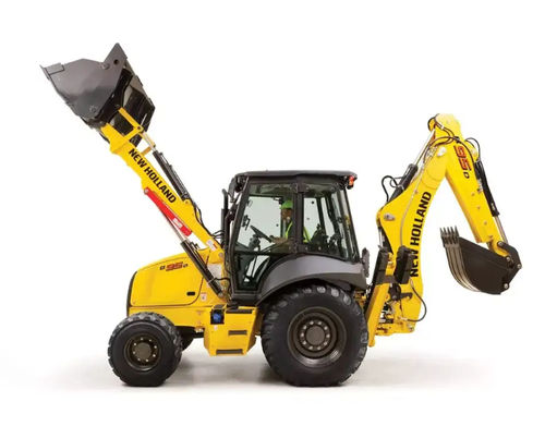 Шарнирный экскаватор-погрузчик - B95D - New Holland - компактный / дизельный