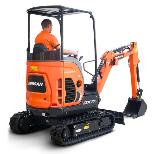 Промежуточный экскаватор - DX17Z-7 - DAEWOO Construction Equipment Division - мини / гусеничный / дизельный