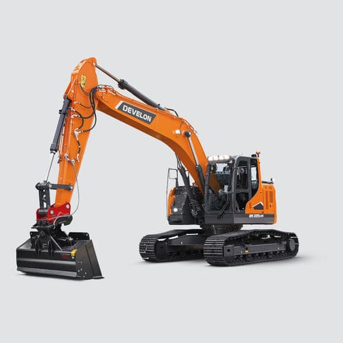 Промежуточный экскаватор - DX235LCR-7 - DAEWOO Construction Equipment Division - гусеничный / дизельный / для строительной площадки