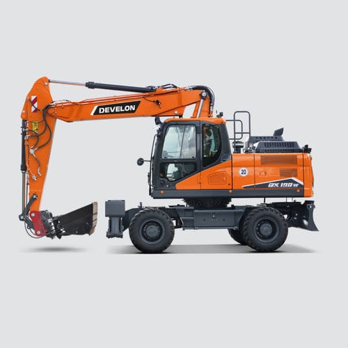 Промежуточный экскаватор - DX190W-7 - DAEWOO Construction Equipment Division - на колесах / дизельный