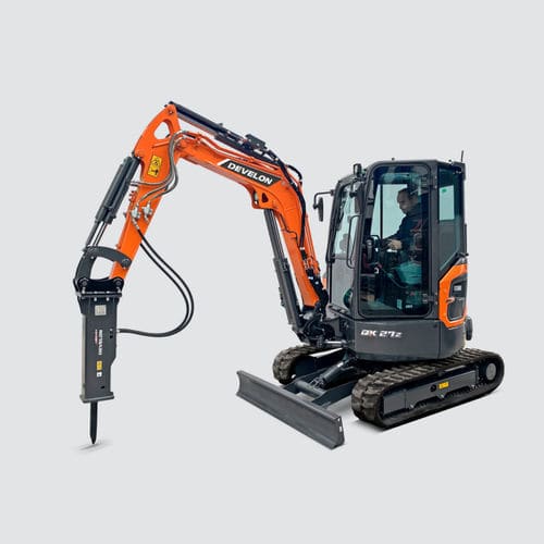 Экскаватор мини - DX27Z - DAEWOO Construction Equipment Division - гусеничный / Tier 3 / для строительной площадки