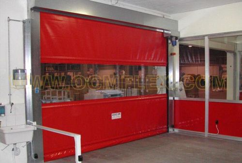 Персонализированный ворота - OCM Industrial Doors - рулонный / для использования в помещениях / быстрый