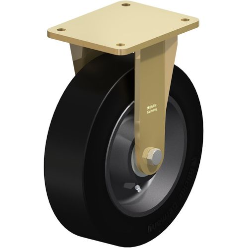 Неподвижный ролик - BS-GEV series - Blickle Räder+Rollen GmbH u. Co. KG - с пластиной / сильные нагрузки / со слабым шумом