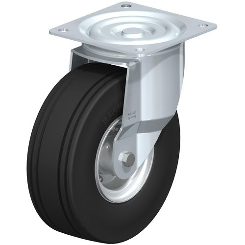Поворотный ролик - L-VLE series - Blickle Räder+Rollen GmbH u. Co. KG - с пластиной / на шариковом подшипнике / амортизатор