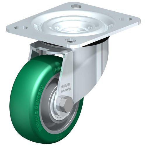 Поворотный ролик - L-ALST series - Blickle Räder+Rollen GmbH u. Co. KG - с пластиной / сильные нагрузки / не оставляющий следов