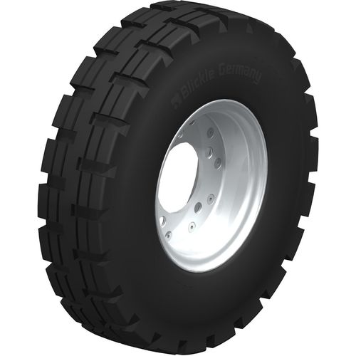 Колесо с бандажом - VLEA series - Blickle Räder+Rollen GmbH u. Co. KG - из каучука / эластичное