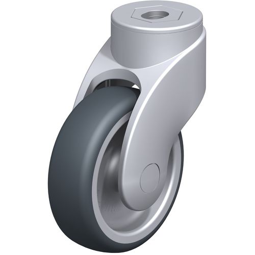 Поворотный ролик - LWG-TPA series - Blickle Räder+Rollen GmbH u. Co. KG - с пластиной / со стержнем / не оставляющий следов