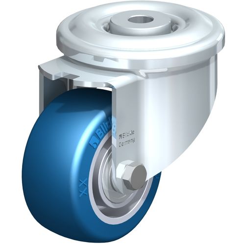 Поворотный ролик - LKR-ALBS series - Blickle Räder+Rollen GmbH u. Co. KG - со стержнем / эластичный / не оставляющий следов