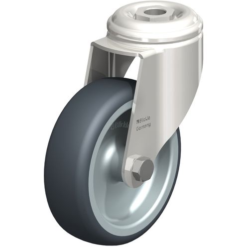 Поворотный ролик - LKRXA-TPA series - Blickle Räder+Rollen GmbH u. Co. KG - со стержнем / для легкого груза / из термопластика