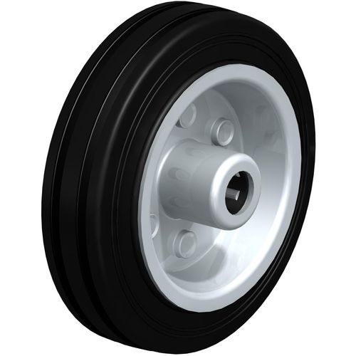 Колесо с бандажом - VE series - Blickle Räder+Rollen GmbH u. Co. KG - из каучука / со слабым шумом