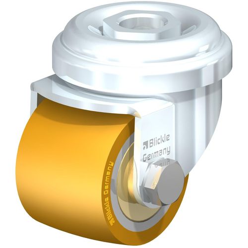 Поворотный ролик - VSTH series - Blickle Räder+Rollen GmbH u. Co. KG - со стержнем / с центральным отверстием / не оставляющий следов