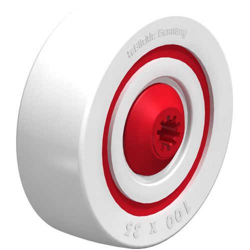 Колесо с бандажом - POW series - Blickle Räder+Rollen GmbH u. Co. KG - нейлоновое / со слабым шумом