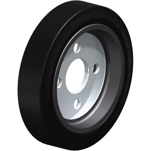 Колесо с бандажом - GEVA series - Blickle Räder+Rollen GmbH u. Co. KG - из каучука / для высоких нагрузок / со слабым шумом