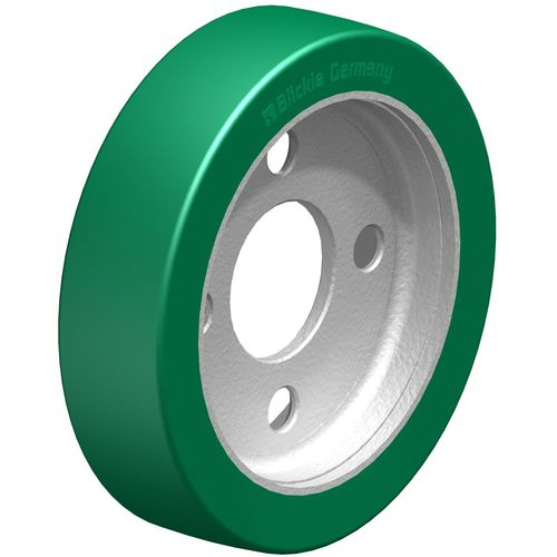 Колесо с бандажом - GSTA series - Blickle Räder+Rollen GmbH u. Co. KG - из полиуретана / для высоких нагрузок / со слабым шумом