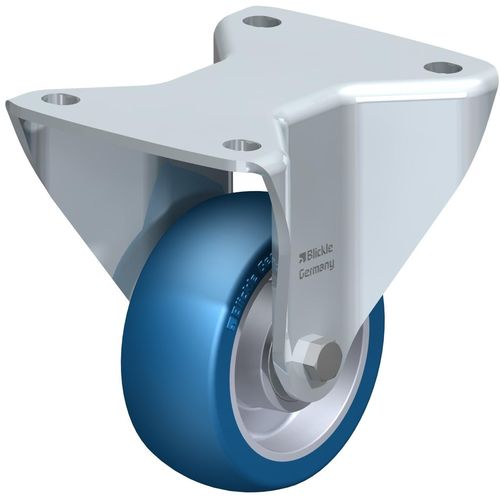 Неподвижный ролик - BH-ALBS series - Blickle Räder+Rollen GmbH u. Co. KG - с пластиной / сильные нагрузки / не оставляющий следов