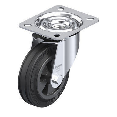 Поворотный ролик - LE-VPP series - Blickle Räder+Rollen GmbH u. Co. KG - с пластиной / на шариковом подшипнике / с тормозом