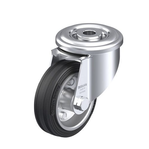 Поворотный ролик - LER-VE series - Blickle Räder+Rollen GmbH u. Co. KG - со стержнем / с центральным отверстием / со слабым шумом