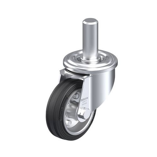 Поворотный ролик - LEZ-VE series - Blickle Räder+Rollen GmbH u. Co. KG - с резьбовым стержнем / со слабым шумом / из стали