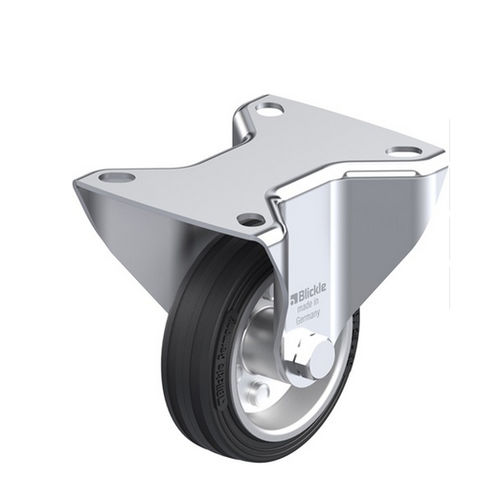 Неподвижный ролик - B-VE series - Blickle Räder+Rollen GmbH u. Co. KG - с пластиной / из прессованной стали