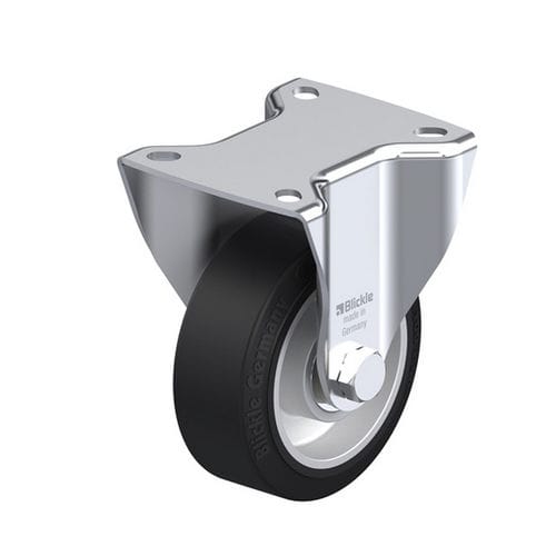 Неподвижный ролик - BK-ALEV series - Blickle Räder+Rollen GmbH u. Co. KG - с пластиной / сильные нагрузки / со слабым шумом