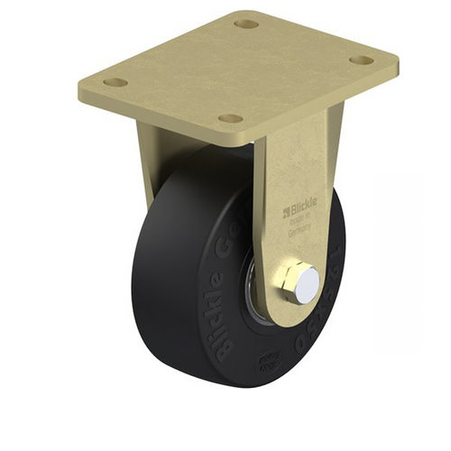 Неподвижный ролик - BS-SE series - Blickle Räder+Rollen GmbH u. Co. KG - с пластиной / очень высокие нагрузки / со слабым шумом