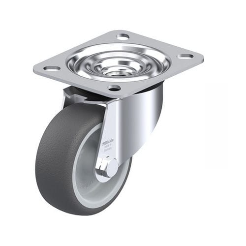 Поворотный ролик - LE-PATH series - Blickle Räder+Rollen GmbH u. Co. KG - с пластиной / на шариковом подшипнике / со слабым шумом