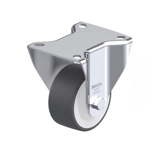 Неподвижный ролик - BK-POTH series - Blickle Räder+Rollen GmbH u. Co. KG - с пластиной / со слабым шумом / из прессованной стали